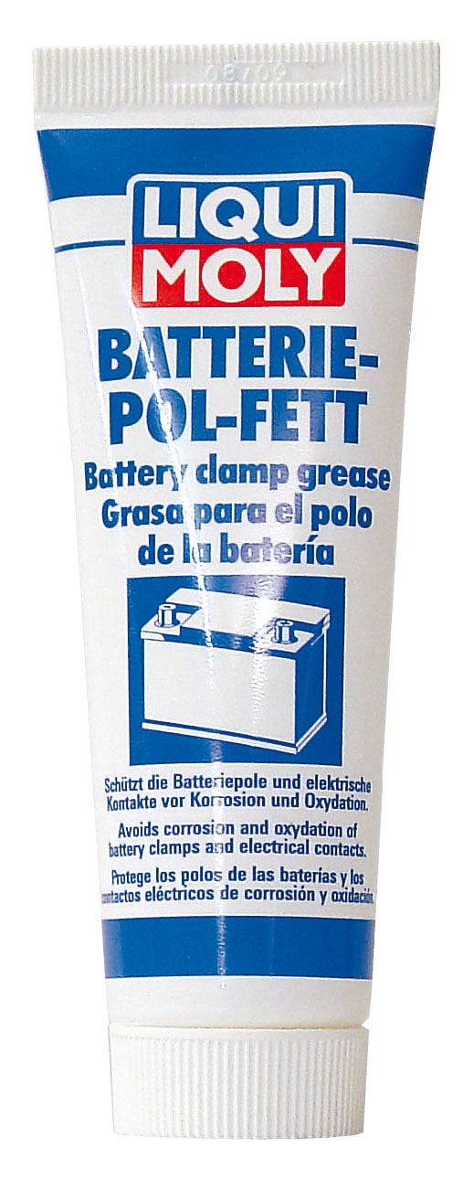 Liqui Moly Batterie-Pol-Fett, 300 мл (8046) смазка для электроконтактов:  продажа, цена в Киеве. Автомобильные универсальные смазки 