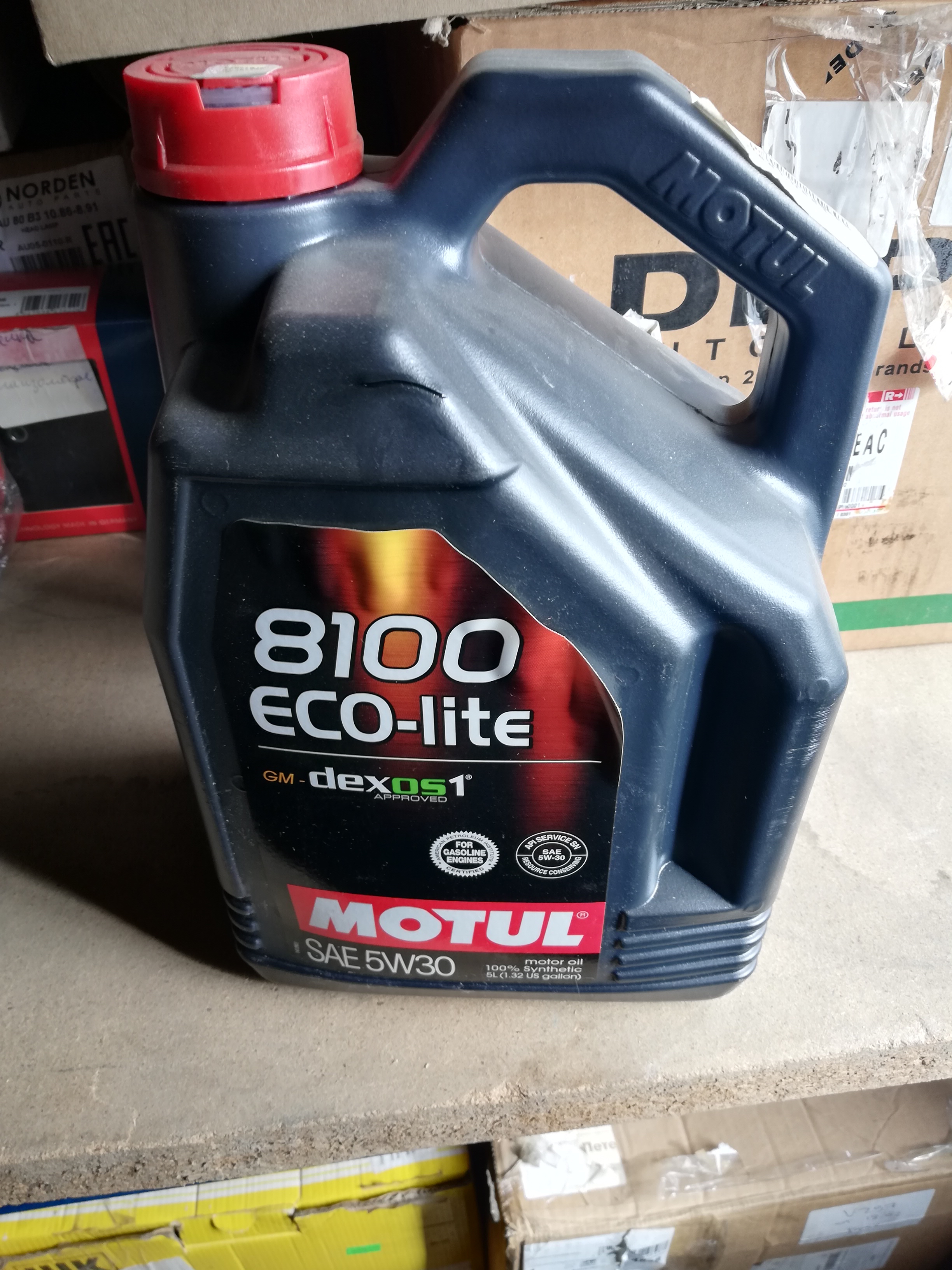 MOTUL 5W30 (5L) 8100 ECO-LITE МАСЛО МОТОРНОЕ\ API SN/CF; ILSAC GF-5 ...