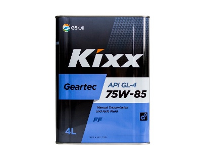 Трансмиссионное масло Kixx Geartec FF GL-4 75W-85 (Gear Oil HD) /4л