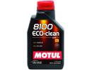 MOTUL 101542 Масло моторное синтетическое 8100 Eco-clean 5W-30, 1л