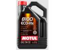 Моторное масло Motul 8100 Eco-lite, 5W-30, 5л (синтетика)