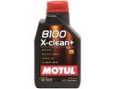 MOTUL 106376 Масло моторное синтетическое 8100 X-CLEAN + 5W-30, 1л