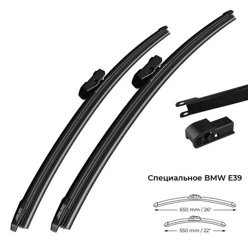 Комплект стеклоочистителей 650/550мм Special PJ BMW, MDF силикон, эффект анти-дождь, BMW 5 (E39) 95-04