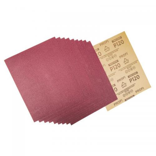 R8011009 Бумага наждачная водостойкая 230x280 мм P120 Profi (10шт)