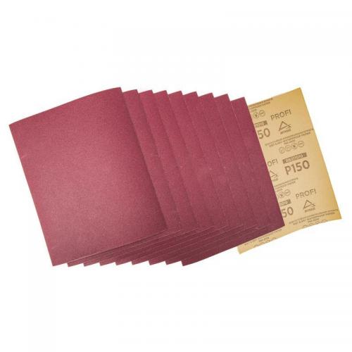 R8011010 Бумага наждачная водостойкая 230x280 мм P150 Profi (10шт)