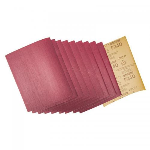 R8011013 Бумага наждачная водостойкая 230x280 мм P240 Profi (10шт)