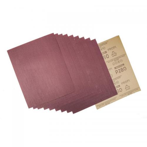 R8011014 Бумага наждачная водостойкая 230x280 мм P280 Profi (10шт)