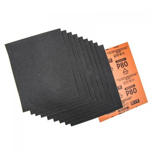 R8011057 Бумага наждачная водостойкая 230x280 мм P80 DIY (10шт)