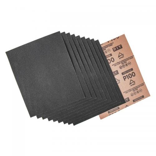 R8011058	Бумага наждачная водостойкая 230x280 мм P100 DIY (10шт)