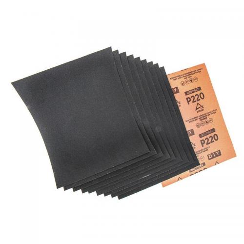 R8011062 Бумага наждачная водостойкая 230x280 мм P220 DIY (10шт)