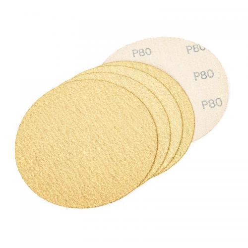 R8010007 Круг абразивный (шлифовальный) d=125 мм P80 под липучку (5шт)
