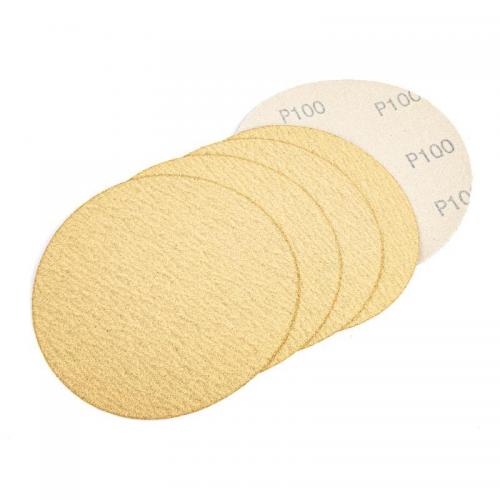 R8010008 Круг абразивный (шлифовальный) d=125 мм P100 под липучку (5шт)