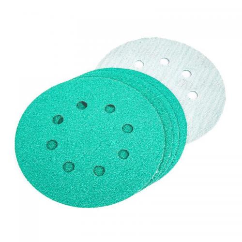 R8010046 Круг абразивный (шлифовальный) d=125 мм P60 с 8 отверстиями под липучку (5шт)