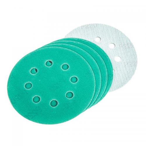 R8010052 Круг абразивный (шлифовальный) d=125 мм P220 с 8 отверстиями под липучку (5шт)