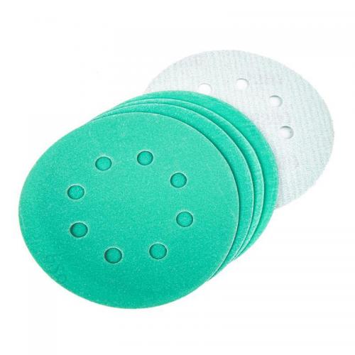 R8010054 Круг абразивный (шлифовальный) d=125 мм P280 с 8 отверстиями под липучку (5шт)