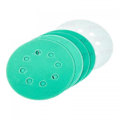 R8010057 Круг абразивный (шлифовальный) d=125 мм P500 с 8 отверстиями под липучку (5шт)