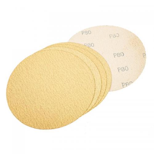 R8010107 Круг абразивный (шлифовальный) d=150 мм P80 под липучку (5шт)