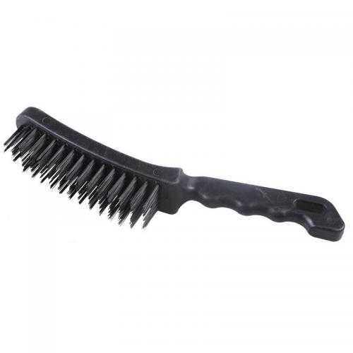 R8040326 Щетка металлическая 6-рядная зачистная, с пластмассовой ручкой, проволока d=0.3мм