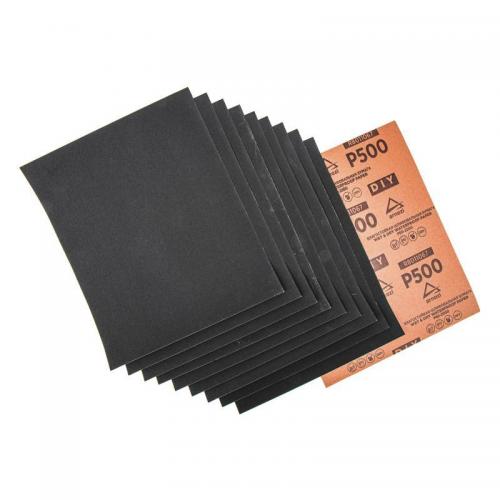 R8011067 Бумага наждачная водостойкая 230x280 мм P500 DIY (10шт)