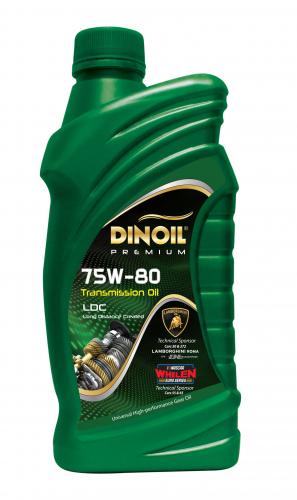 DINOIL PREMIUM 75W80 LDC 1L МАСЛО ТРАНСМИССИОННОЕ_ API GL4_GL 5, MAN 341, MIL-L-2105 D