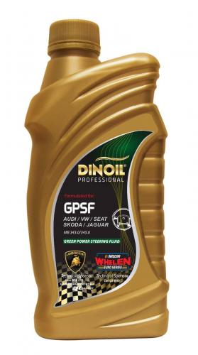 DINOIL GPSF 1L ЖИДКОСТЬ ГИДРАВЛИЧЕСКАЯ_GREEN POWER STEERING, ISO 7308, DIN 51524 Part 2,MB 343(345)