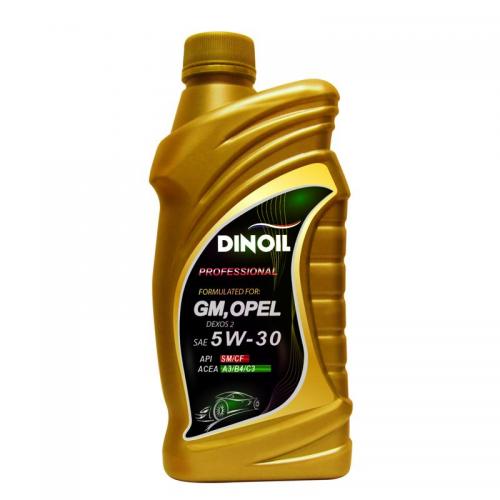 444166 DINOIL GM/OPEL 5W30 1L МАСЛО МОТОРНОЕ\API SN/CF, ACEA A3/B4/C3 , OPEL DEXOS® 2 GEN 1ST,