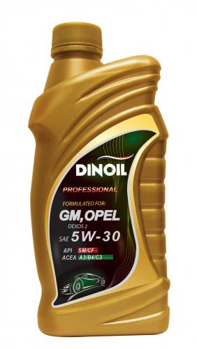 444166 DINOIL GM/OPEL 5W30 1L МАСЛО МОТОРНОЕ\API SN/CF, ACEA A3/B4/C3 , OPEL DEXOS® 2 GEN 1ST,