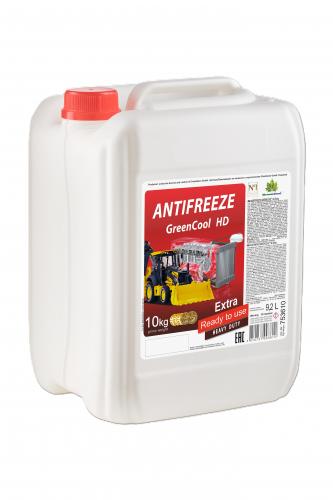 Антифриз GreenCool HD EXTRA CAT 6210, 10 кг (желто-оранжевый)