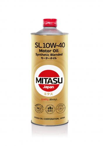 MITASU 10W40 1L МАСЛО МОТОРНОЕ MOTOR OIL SL\ API SL/CF; для  бенз/газ ДВС, ПОЛУСИНТ