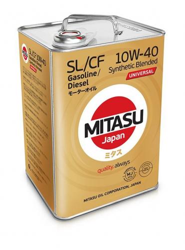 MITASU 10W40 6L МАСЛО МОТОРНОЕ UNIVERSAL SL/CF\ API SL/CF; для  бенз/диз ДВС, Synthetic Blended