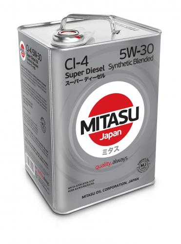 MITASU 5W30 6L МАСЛО МОТОРНОЕ ГРУЗ. SUPER DIESEL CI-4 \API CI-4/CH-4/CG-4/CF; ACEA А3/B4/E3/E5;