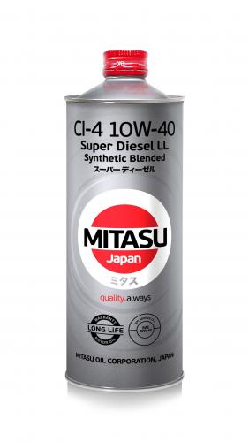 MITASU 10W40 1L МАСЛО МОТОРНОЕ ГРУЗ SUPER DIESEL CI-4 \ API CI-4/SL; ACEA A3/B4, E7;