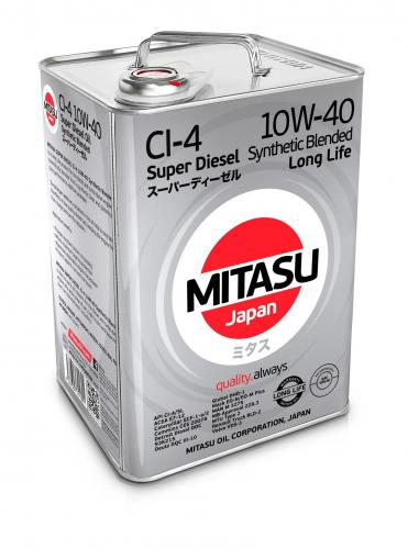 MITASU 10W40 6L МАСЛО МОТОРНОЕ ГРУЗ SUPER DIESEL CI-4\API CI-4/SL; ACEA A3/B4, E7; Synthetic Blended