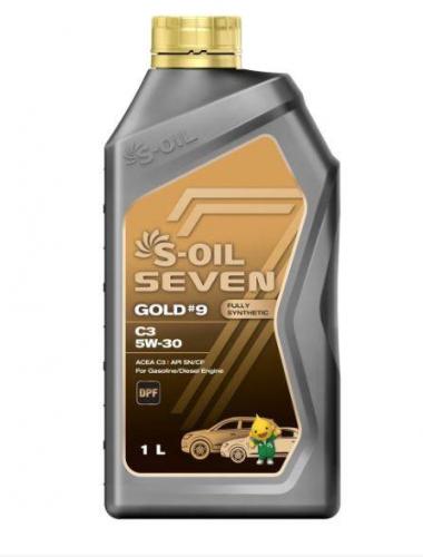 S-OIL 7 GOLD #9 C3 5W30 1L МАСЛО МОТОРНОЕ \ ACEA C3, API SN/CF, MB 229.51(52), BMW LL-04, VW 505.01
